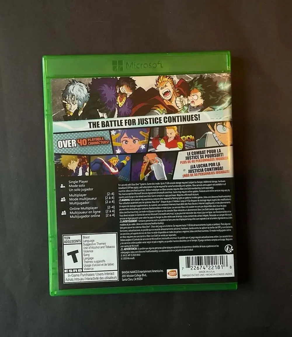 My Hero One's Justice 2 for Xbox One